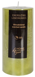 Home4you Candle Energizing Lemongrass D6.8xH14cm