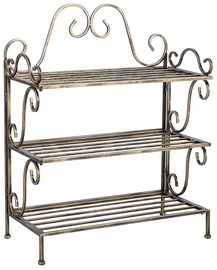 Home4you Shoe Shelf Victoria Antique Gold 83507