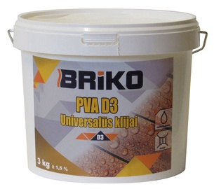 Liim universaalne Briko PVA D3, 3 kg