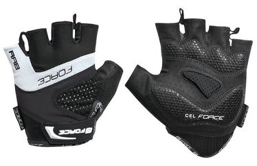 Force Rab Gel Short Gloves White/Black XL