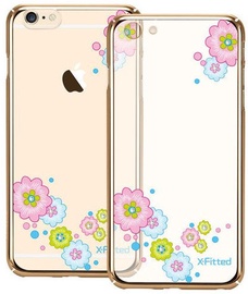 X-Fitted Flourishing Bloom Swarovski Crystals Back Case For Apple iPhone 6/6s Gold