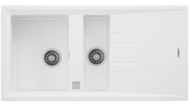 Раковина Teka Maestro Stone 60 B-TG, 510 мм x 1000 мм x 200 мм