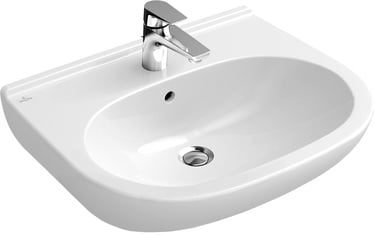 Vannas istabas izlietne Villeroy & Boch O.Novo 51606001, porcelāna, 600 mm x 490 mm x 180 mm