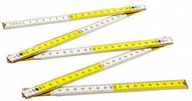 Ega Wooden Folding Ruler 1m