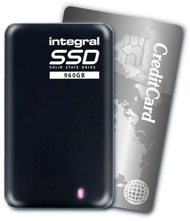 Kietasis diskas Integral Portable, SSD, 120 GB, juoda