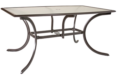 Dārza galds Home4you Montreal 11726, brūna, 152.5 x 96.5 x 71 cm