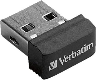 USB atmintinė Verbatim Store 'n' Stay Nano, juoda, 16 GB