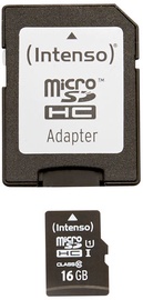 Mälukaart Intenso MicroSDHC, 16 GB