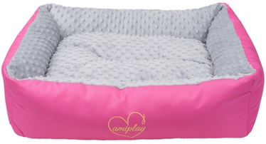 Guļvieta mājdzīvniekiem Amiplay Babydoll, pelēka, 780 mm x 640 mm