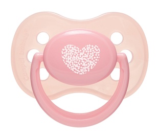 Соска Canpol Babies Cherry Silicone Soother Pastelove, 6+ мес., розовый