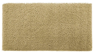 Vonios grindų kilimėlis Saniplast Glam 3FTAA348209, smėlio ruda, 100 cm x 55 cm