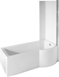 Vanna Besco Inspiro 150 Right, 1500 mm x 700 mm x 550 mm, labā