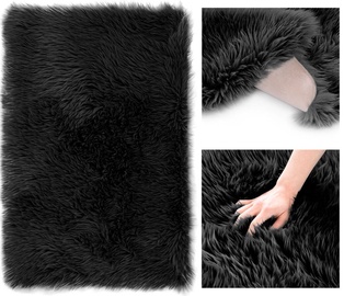 AmeliaHome Dokka RUG/AH Carpet Nonslip Black 50x150cm