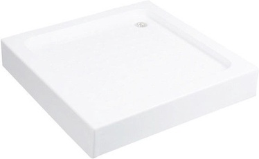 Schaedler Standard S Shower Tray with Legs 80x16x80 Quad White
