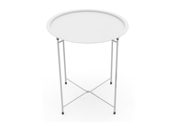 Lauko stalas 4Living Siesta 313048 White, 46 x 46 x 52 cm