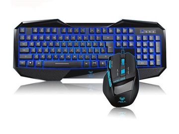 Klaviatūra ir pelė Aula GAMING