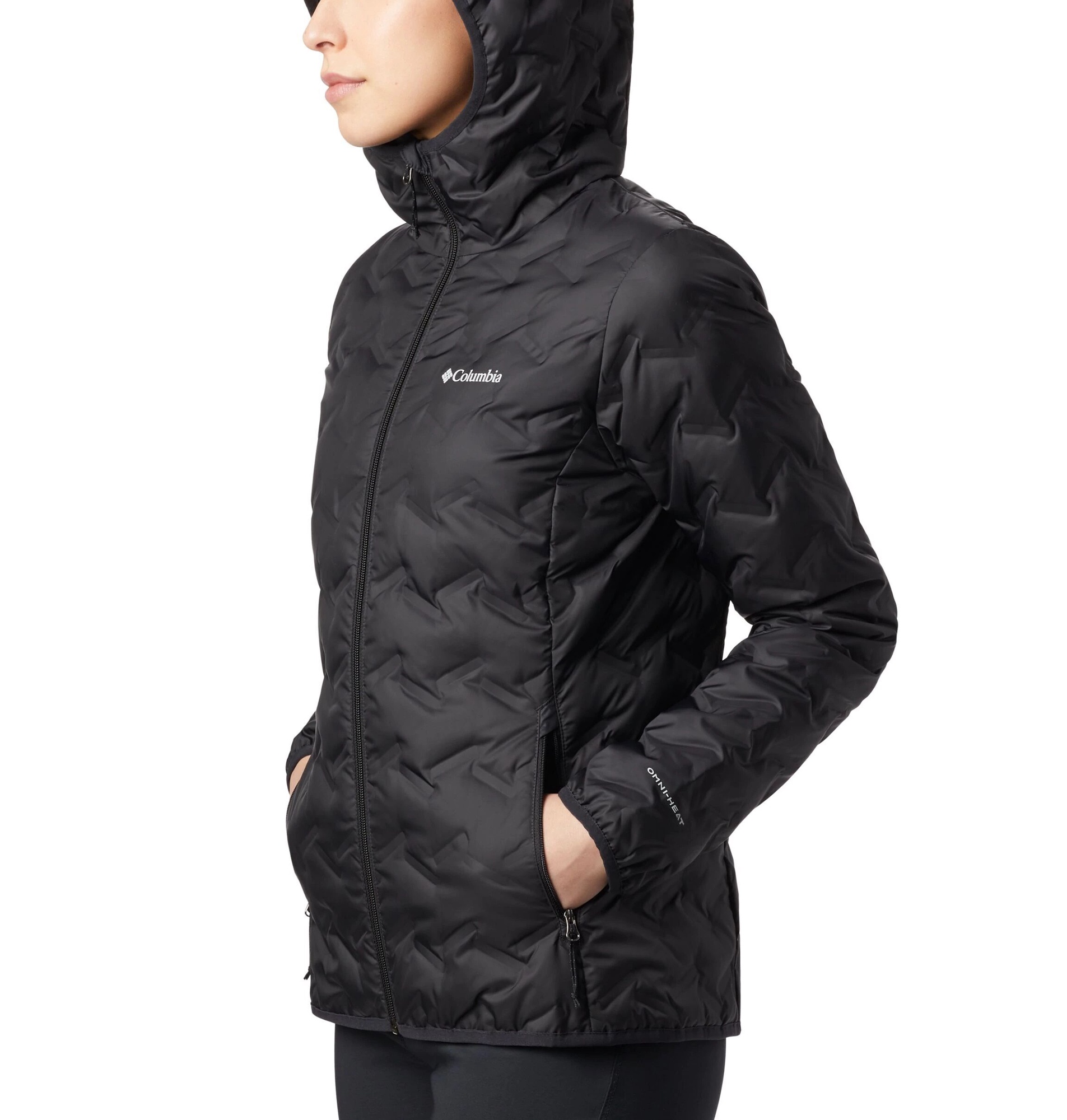 women's delta ridge down hooded jacket