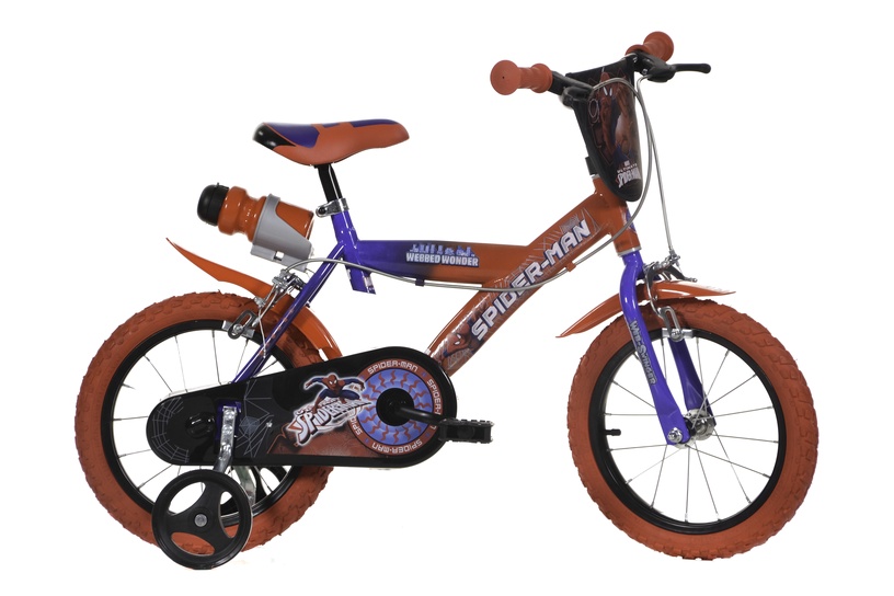 Vaikiškas dviratis Dino Bikes, mėlynas/raudonas, 11" (26.67 cm), 16"