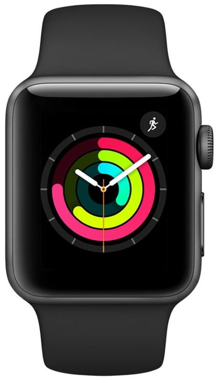 Умные часы Apple Watch Series 3 38mm GPS, черный/серый
