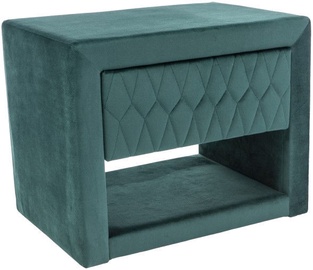 Ночной столик Modern Azurro, зеленый, 50 x 35 см x 40 см