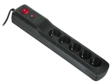 ActiveJet Surge Protector 5 Outlet 5 m Black