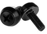 Intellinet M6 Cage Nut Set Black 4 pcs