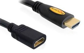 Delock HDMI Male To HDMI Female Cable 5m