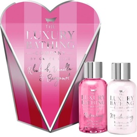 Grace Cole Rhubarb Vanilla & Bergamot All Heart Shower Gel 50ml + Body Cream 50ml