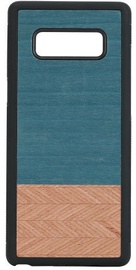Man&Wood Denim Back Case For Samsung Galaxy Note 8 Black/Blue