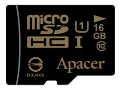 Apacer 16GB Micro SDHC Class10