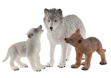 Rotaļlietu figūriņa Schleich Mother Wolf With Pups 42472