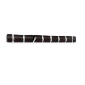 Umbra Flip Wall Hanger 8 Hooks Coffee