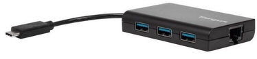 Targus Adapter USB-C / 3 x USB-A Black