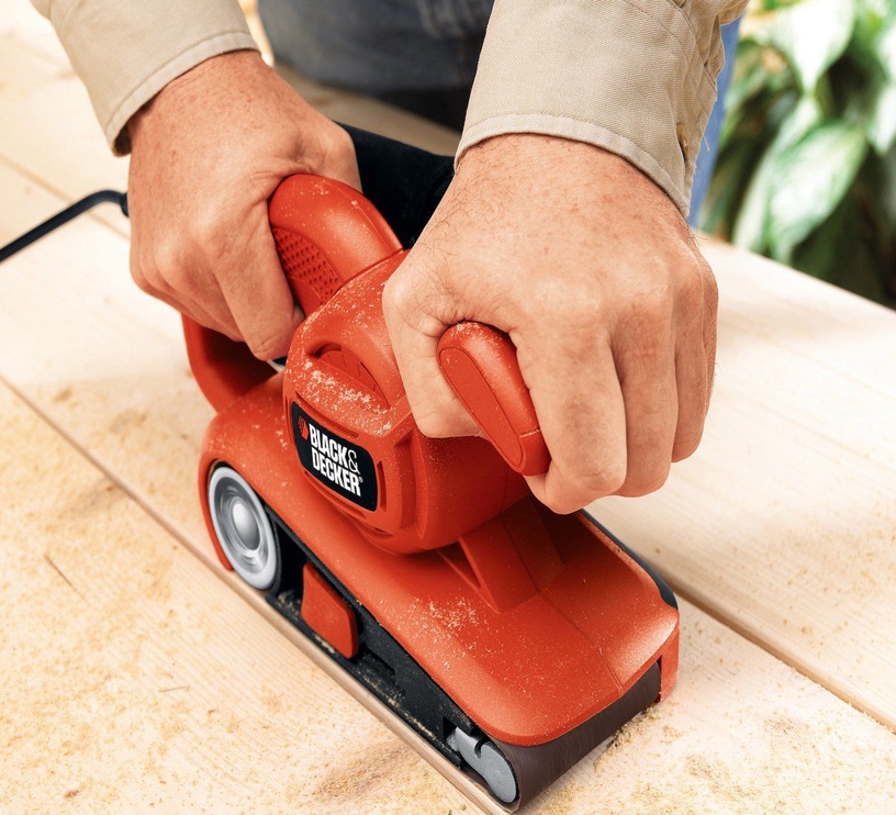 Elektriskā jostas slīpmašīna Black & Decker KA86-QS, 720 W