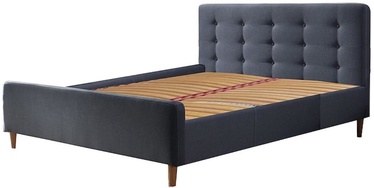 Gulta Signal Meble Pinko 160SZ Grey, 219x174 cm, ar režģi
