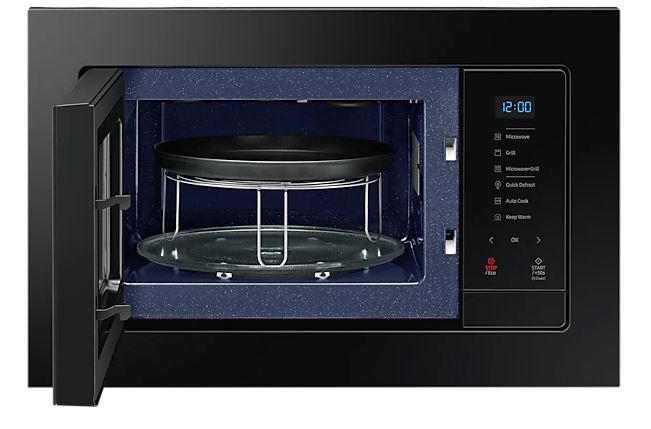 Įmontuojama mikrobangų krosnelė Samsung MG23A7118CK - Senukai.lt