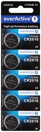 Elementai Everactive, CR2016, 3 V, 5 vnt.