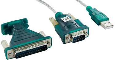 4World USB To Serial DB9M/DB25M Adapter