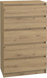 Комод Top E Shop Malwa M5, коричневый, 70 x 40 см x 112 см