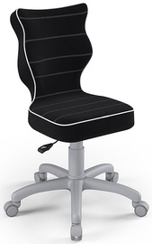 Детский стул Entelo Petit Size 4 JS01, черный/серый, 350 мм x 830 мм