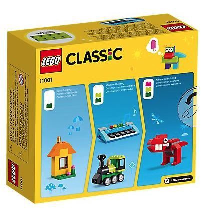 Konstruktors LEGO Classic Klucīši un idejas 11001, 123 gab.