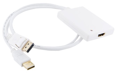 4World Adapter DisplayPort / USB / HDMI 0.5m White