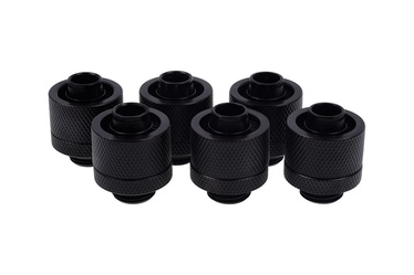 Alphacool Eiszapfen 16/10mm Compression Fitting G1/4 6-Pack Black