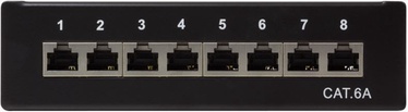 Lülitusseade LogiLink Patch Panel Desktop Cat.6A STP Black