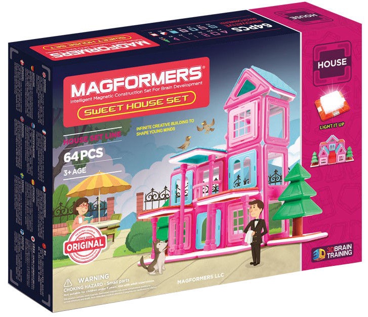 Konstruktorius Magformers Sweet House Set, plastikas