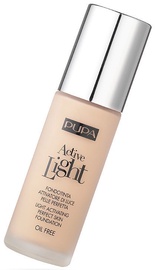 Tonālais krēms Pupa Active Light 010 Porcelain, 30 ml