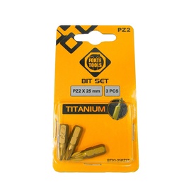 UZGALIS SKRŪVGRIEŽA PZ2X25MM 3GB TIN (FORTE TOOLS)