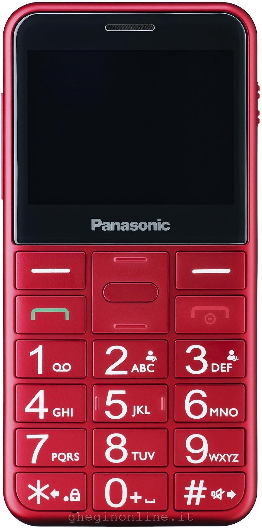 Мобильный телефон Panasonic KX-TU150, красный - 1a.lt