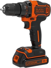 Puur koos akuga Black & Decker, 18 V, 1.5 Ah