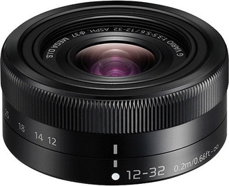 Objektīvs Panasonic Lumix G Vario 12-32mm f/3.5-5.6 ASPH. MEGA O.I.S. Black, 70 g